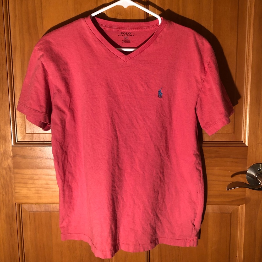 Salmon polo v neck